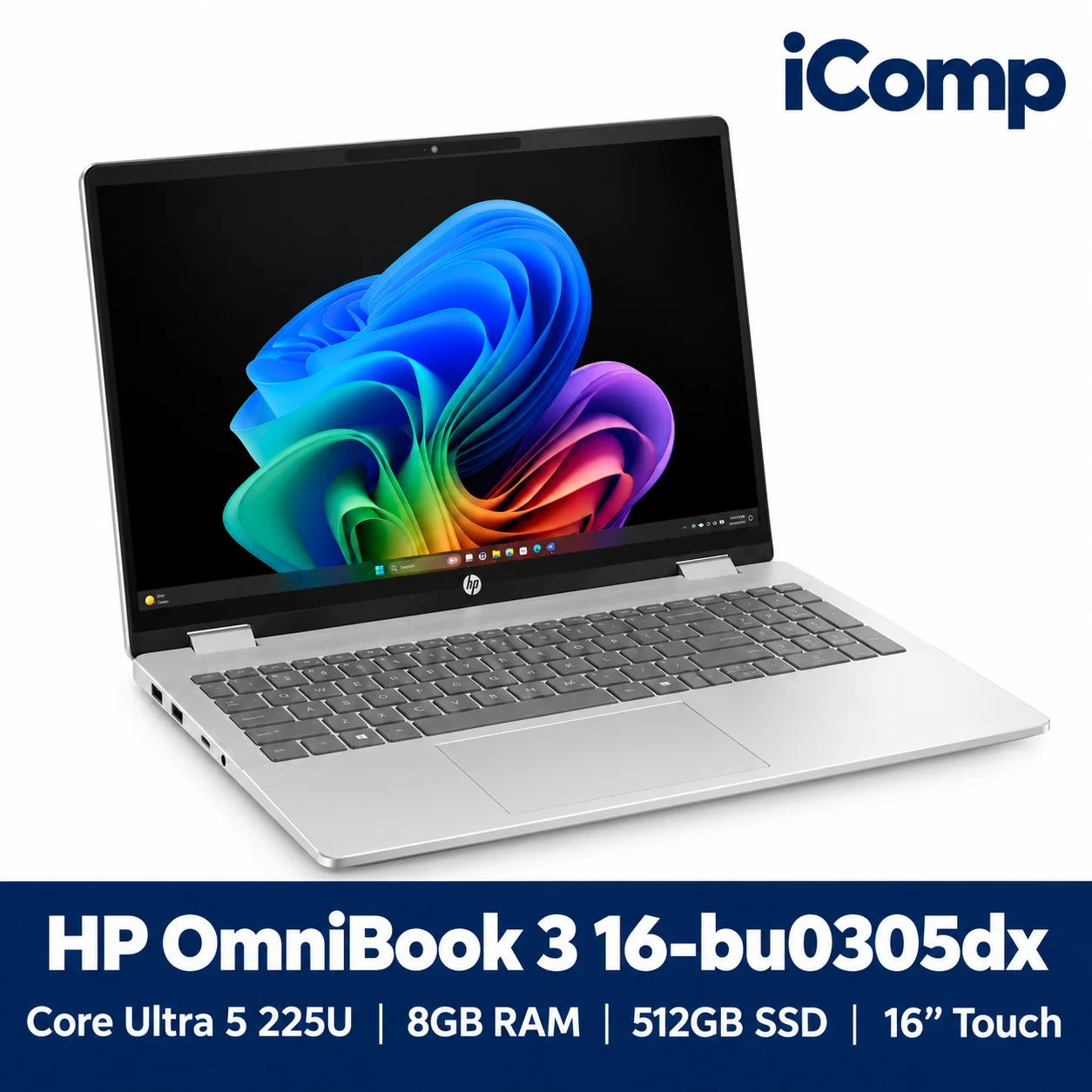 HP OmniBook 3 16-bu0305dx (D7NF1UA) Laptop
