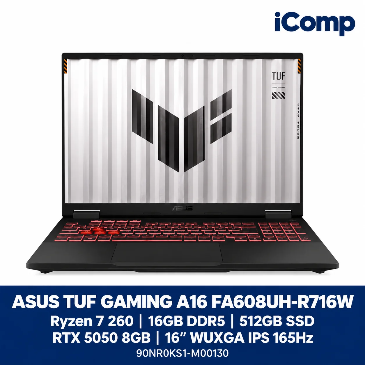 ASUS TUF Gaming A16 FA608UH-R716W (90NR0KS1-M00130) Gaming Laptop