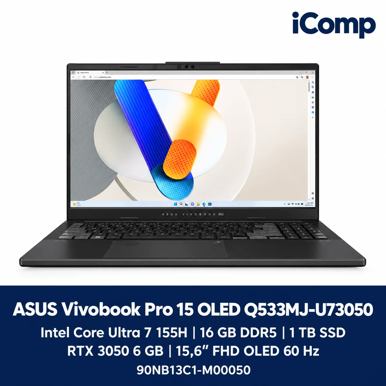 ASUS Vivobook Pro 15 OLED Q533MJ-U73050 (90NB13C1-M00050) Laptop