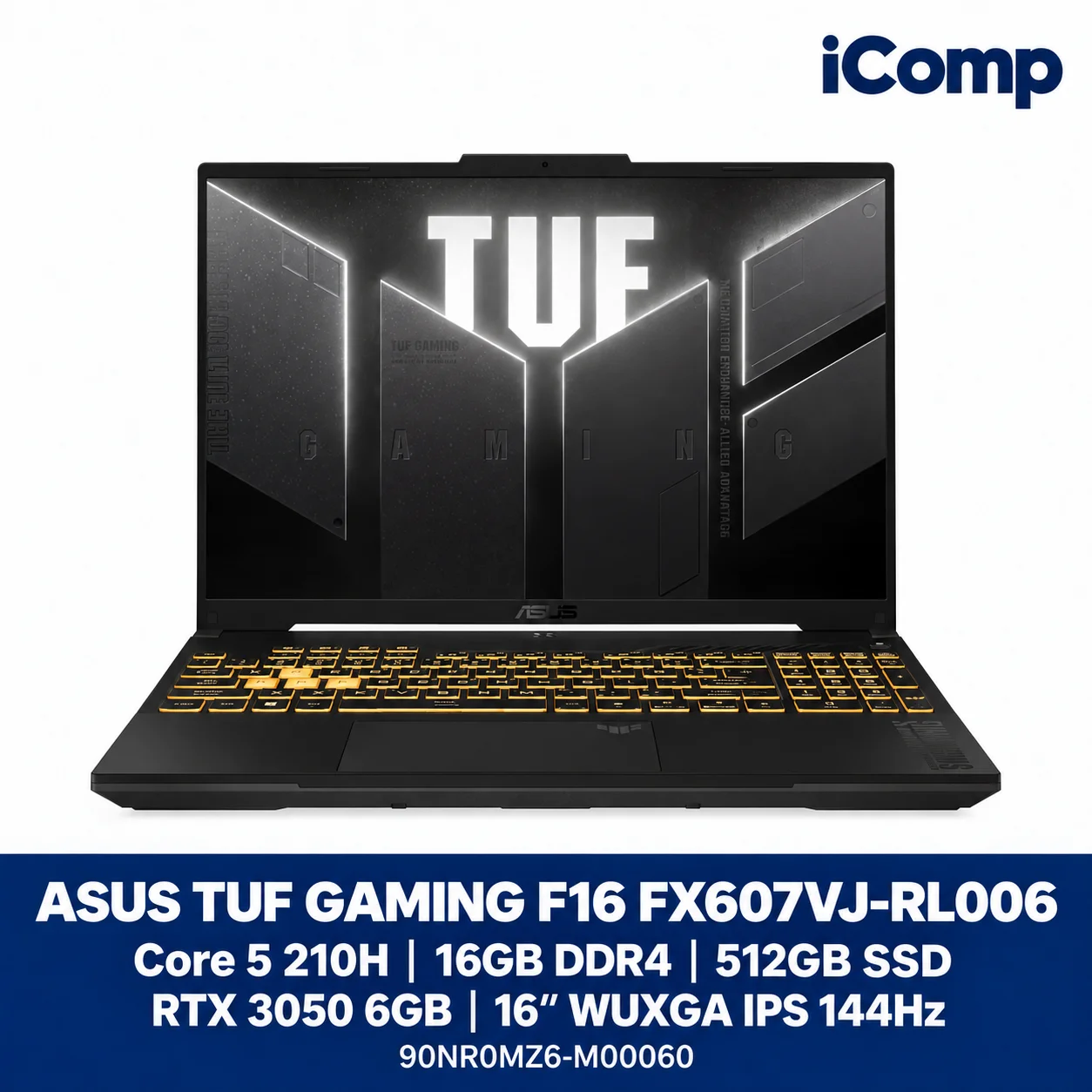 ASUS TUF Gaming F16 FX607VJ-RL006 (90NR0MZ6-M00060) Gaming Laptop