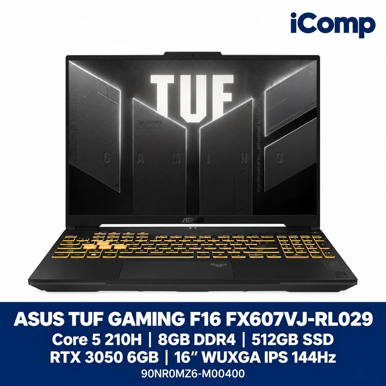 ASUS TUF Gaming F16 FX607VJ-RL029 (90NR0MZ6-M00400) Gaming Laptop