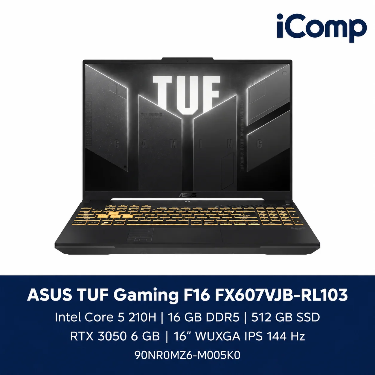 ASUS TUF Gaming F16 FX607VJB-RL103 (90NR0MZ6-M005K0) Gaming Laptop