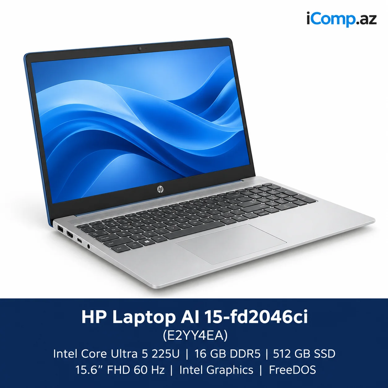HP Laptop AI 15-fd2046ci (E2YY4EA)
