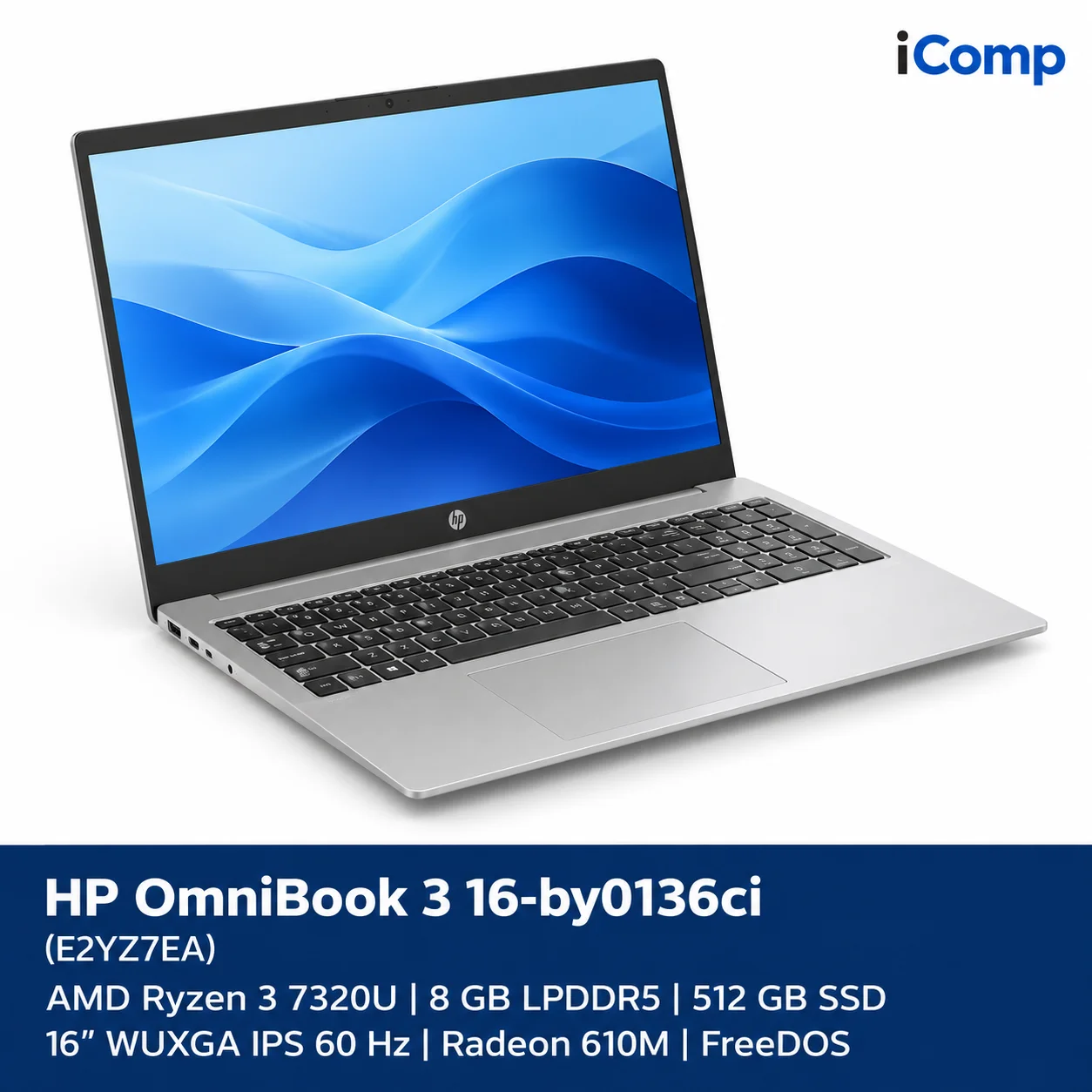 HP OmniBook 3 16-by0136ci (E2YZ7EA) Laptop