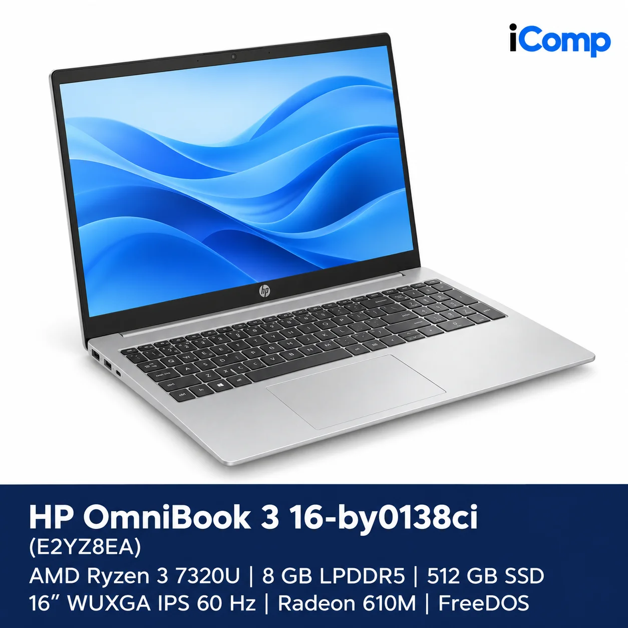 HP OmniBook 3 16-by0138ci (E2YZ8EA) Laptop