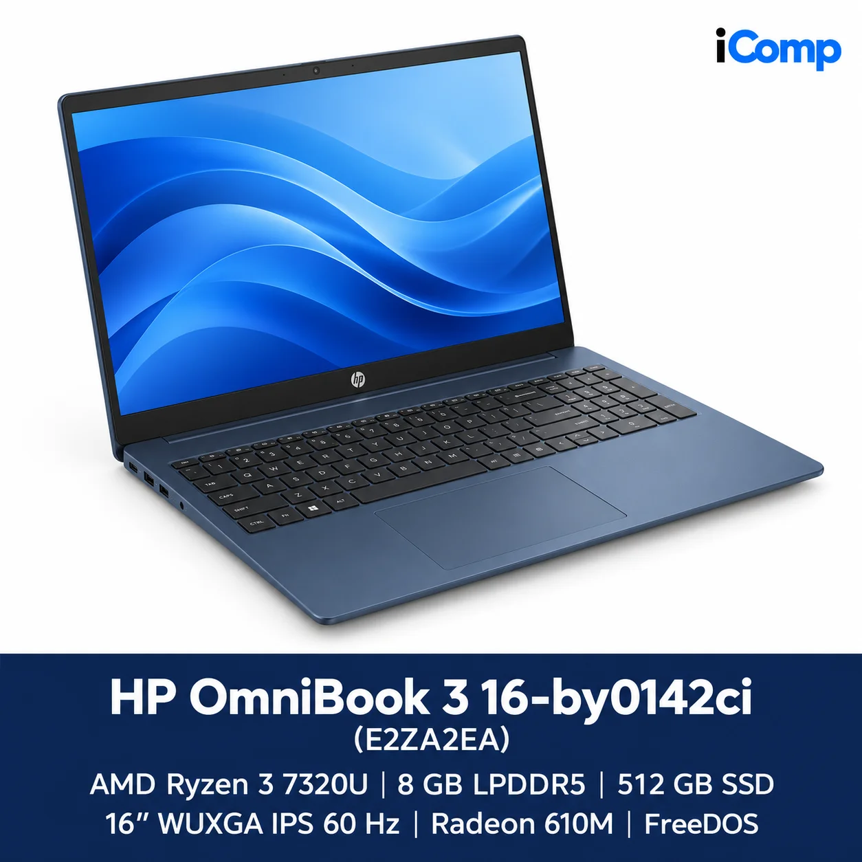 HP OmniBook 3 16-by0142ci (E2ZA2EA) Laptop