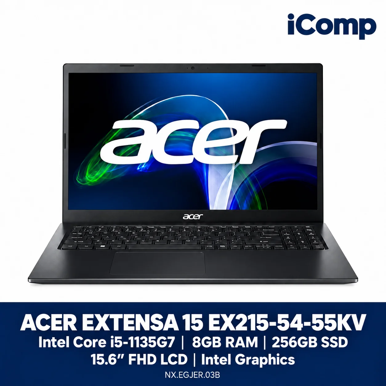 Acer Extensa 15 EX215-54-55KV 8GB 256GB (NX.EGJER.03B) Laptop