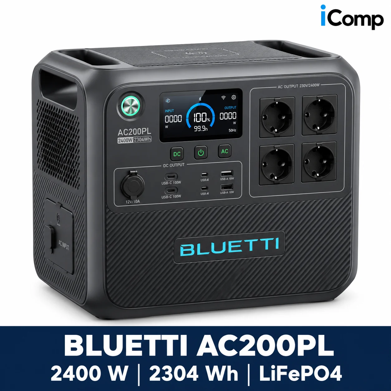 BLUETTI AC200PL 2400W 2304Wh Enerji Stansiyasi