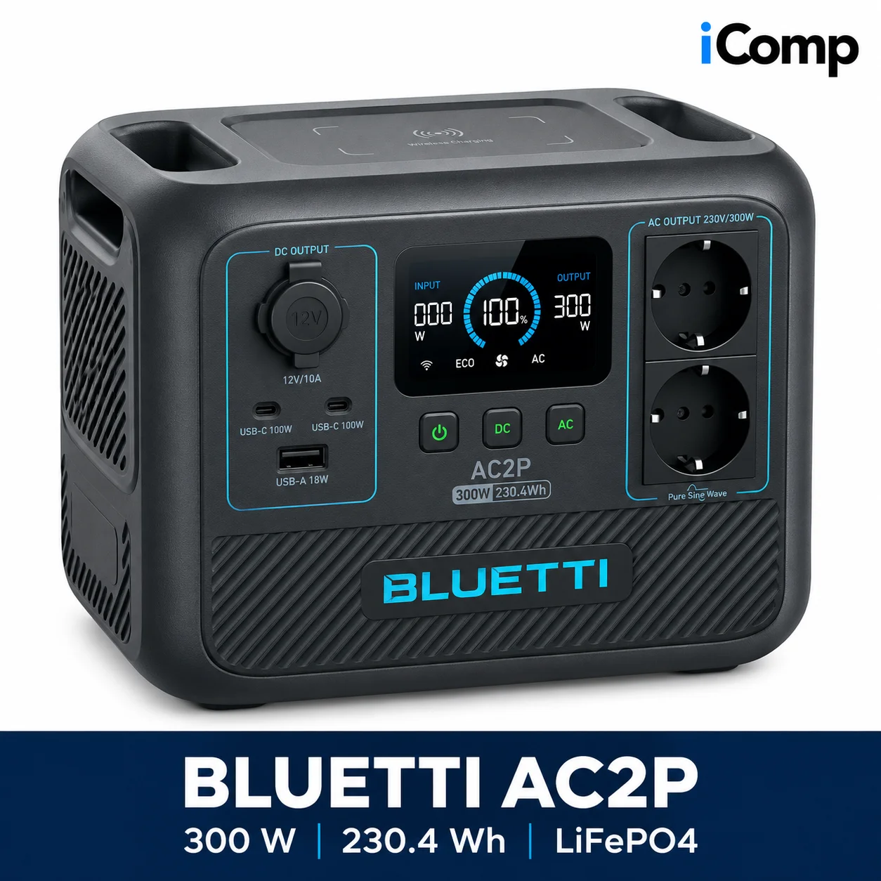 BLUETTI AC2P 300W 230.4Wh Enerji Stansiyasi