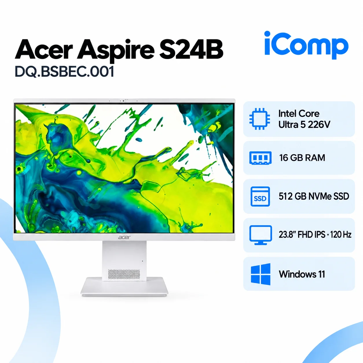 Acer Aspire S24B (DQ.BSBEC.001) Monoblok