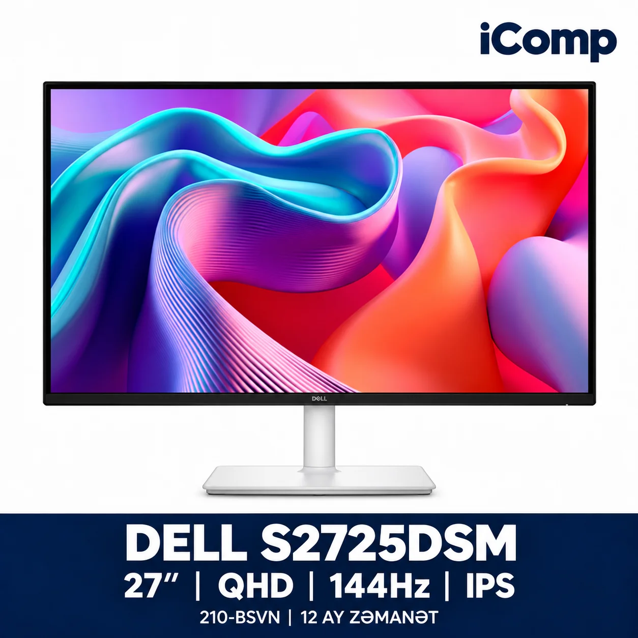 Dell 27 Plus S2725DSM 27-inch QHD IPS 144Hz Monitor