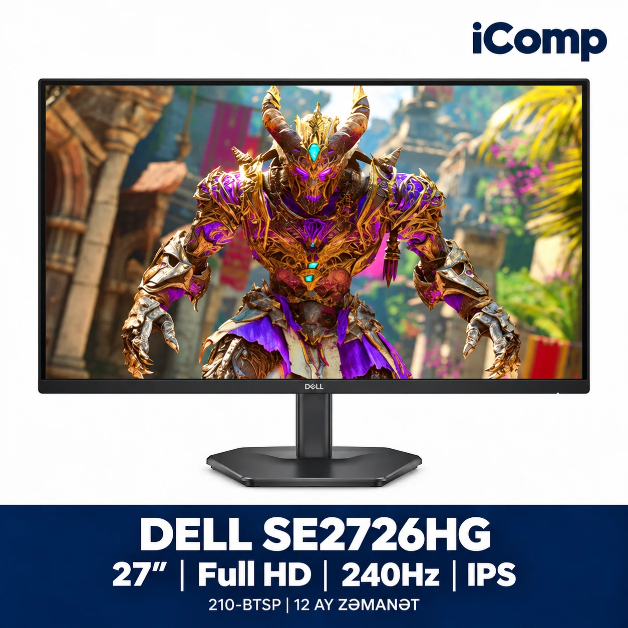 Dell SE2726HG 27-inch Full HD IPS 240Hz Gaming Monitor