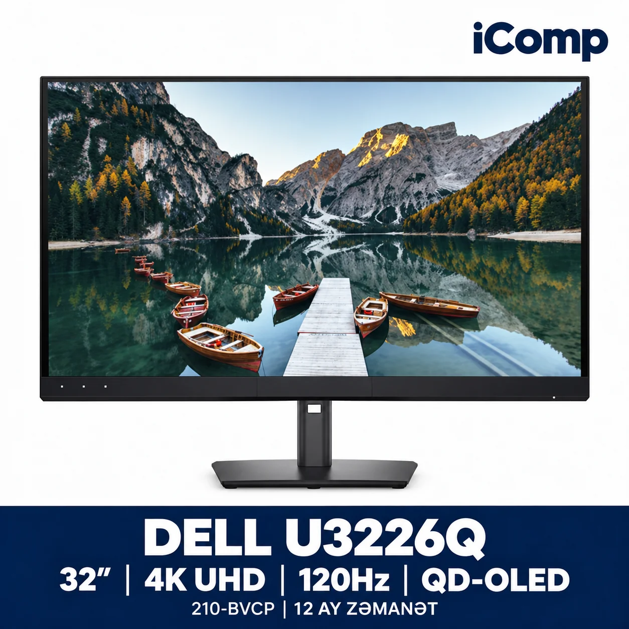 Dell UltraSharp U3226Q 32-inch 4K QD-OLED 120Hz Thunderbolt Monitor