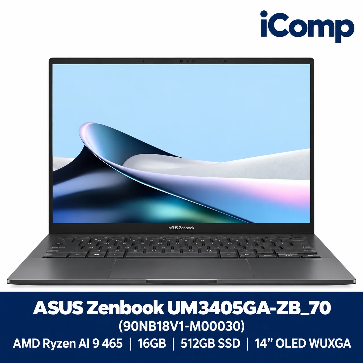 ASUS Zenbook UM3405GA-ZB_70 (90NB18V1-M00030) Laptop