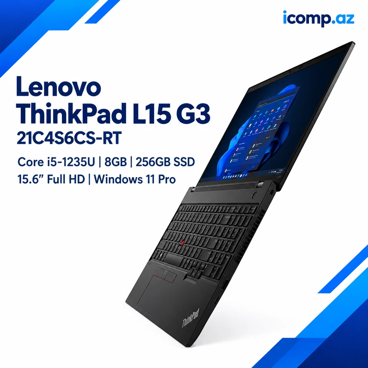Lenovo ThinkPad L15 G3 i5-1235U 8GB/256GB (21C4S6CS-RT) Laptop