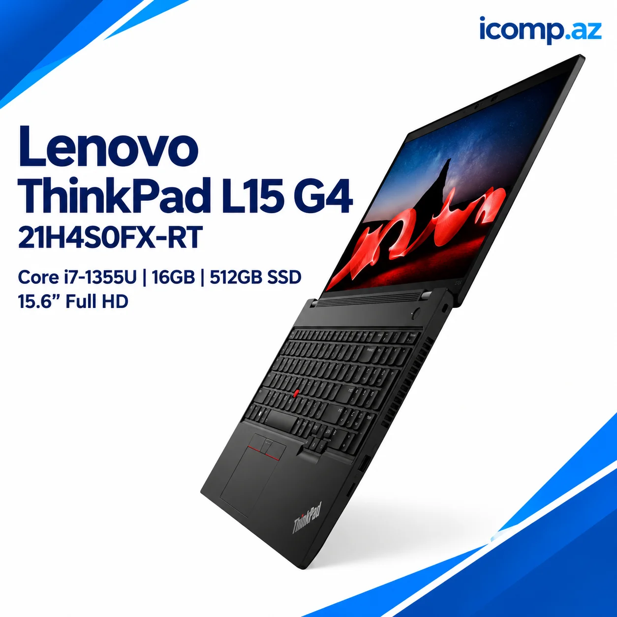 Lenovo ThinkPad L15 G4 i7-1355U 16GB/512GB (21H4S0FX-RT) Laptop