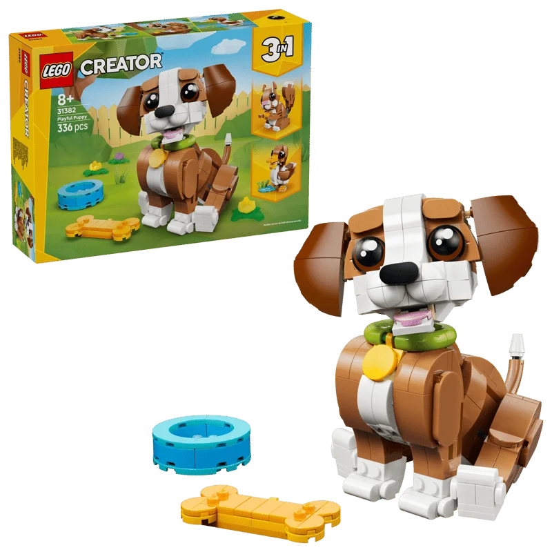 LEGO Creator Cute Animals: Playful Puppy Dog (31382) konstruktor