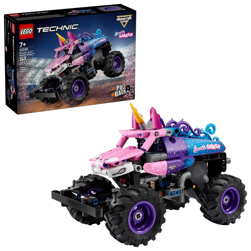 LEGO Technic Monster Jam Sparkle Smash Pull-Back (42220) konstruktor
