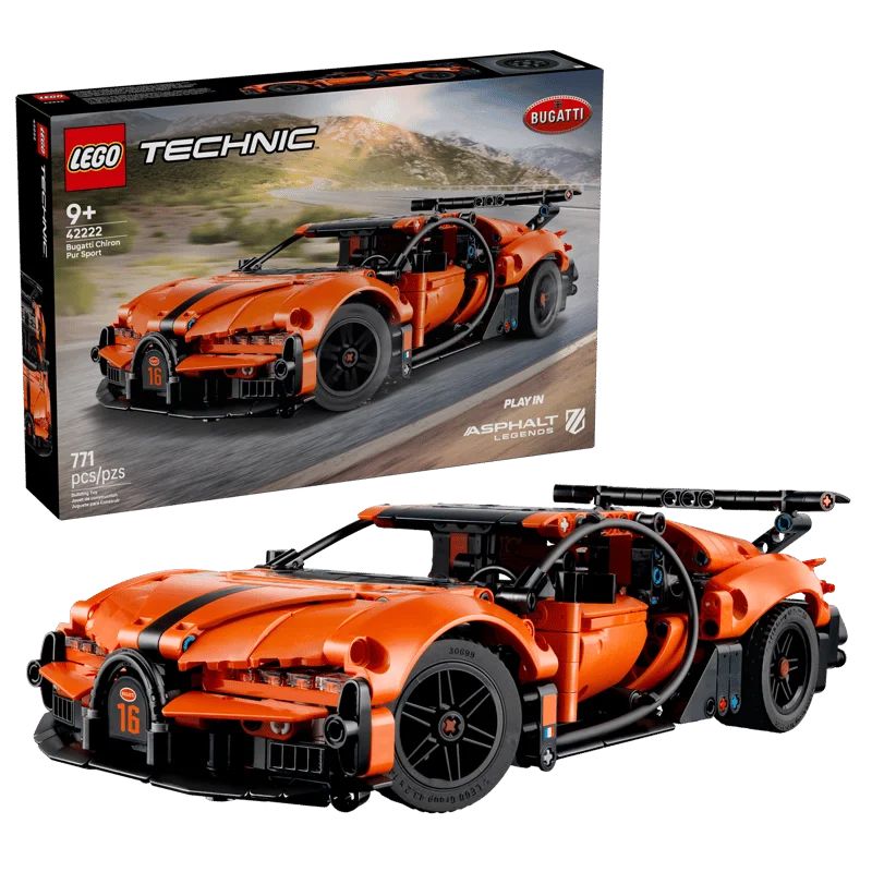 LEGO Technic Bugatti Chiron Pur Sport Hypercar (42222) konstruktor