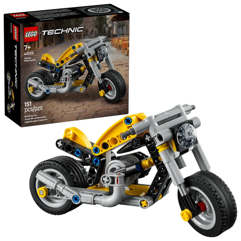 LEGO Technic Yellow Motorcycle (42225) konstruktor