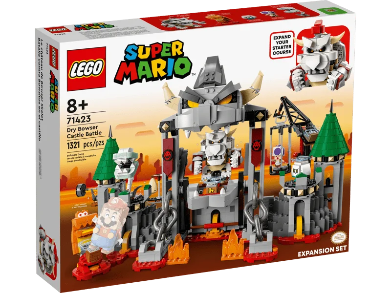 LEGO Super Mario Dry Bowser Castle Battle Expansion Set (71423) konstruktor