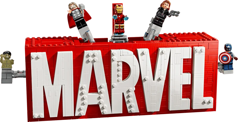 LEGO Marvel MARVEL Logo &amp; Minifigures (76313) konstruktor