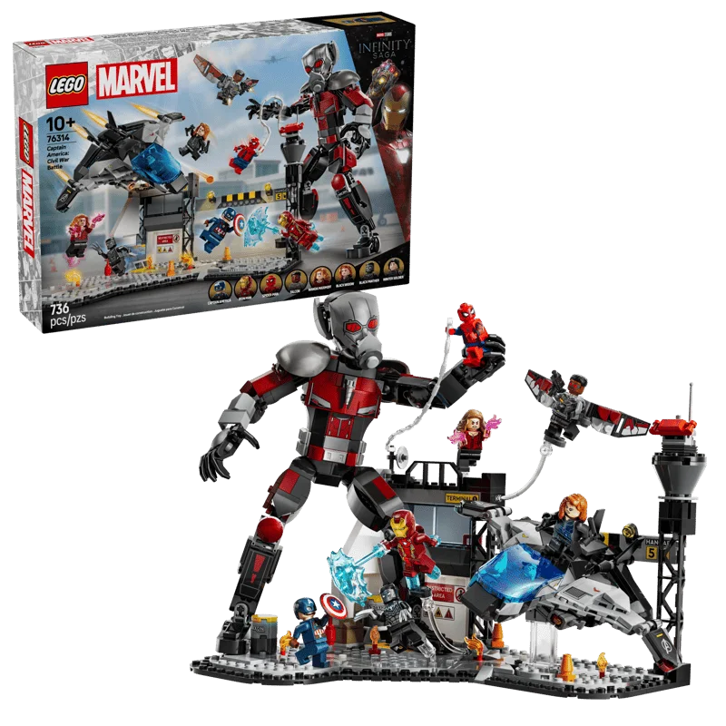 LEGO Marvel Captain America: Civil War Action Battle (76314) konstruktor