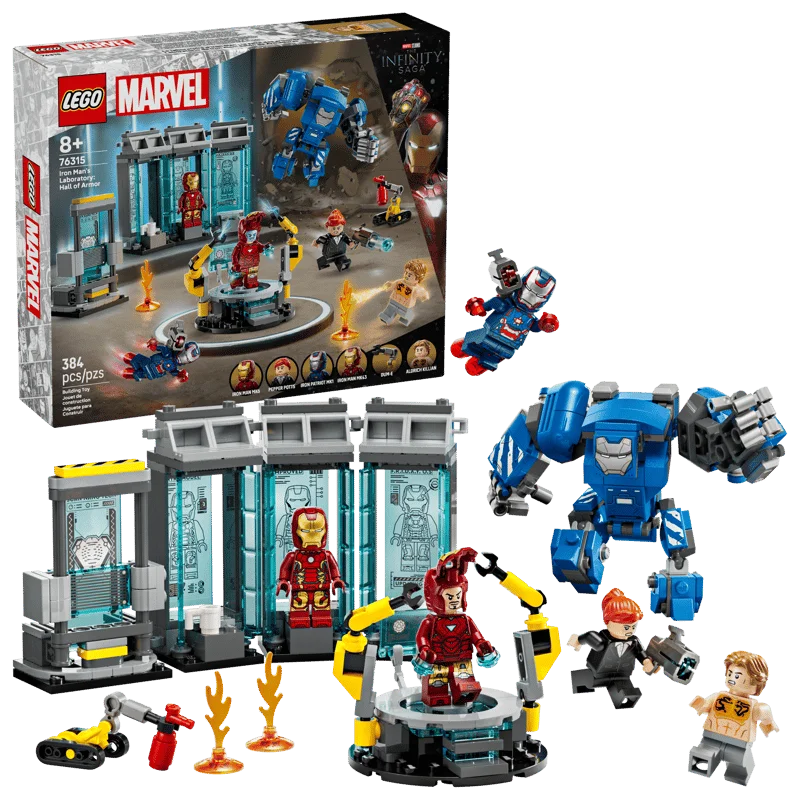 LEGO Marvel Iron Man's Laboratory: Hall of Armor (76315) konstruktor