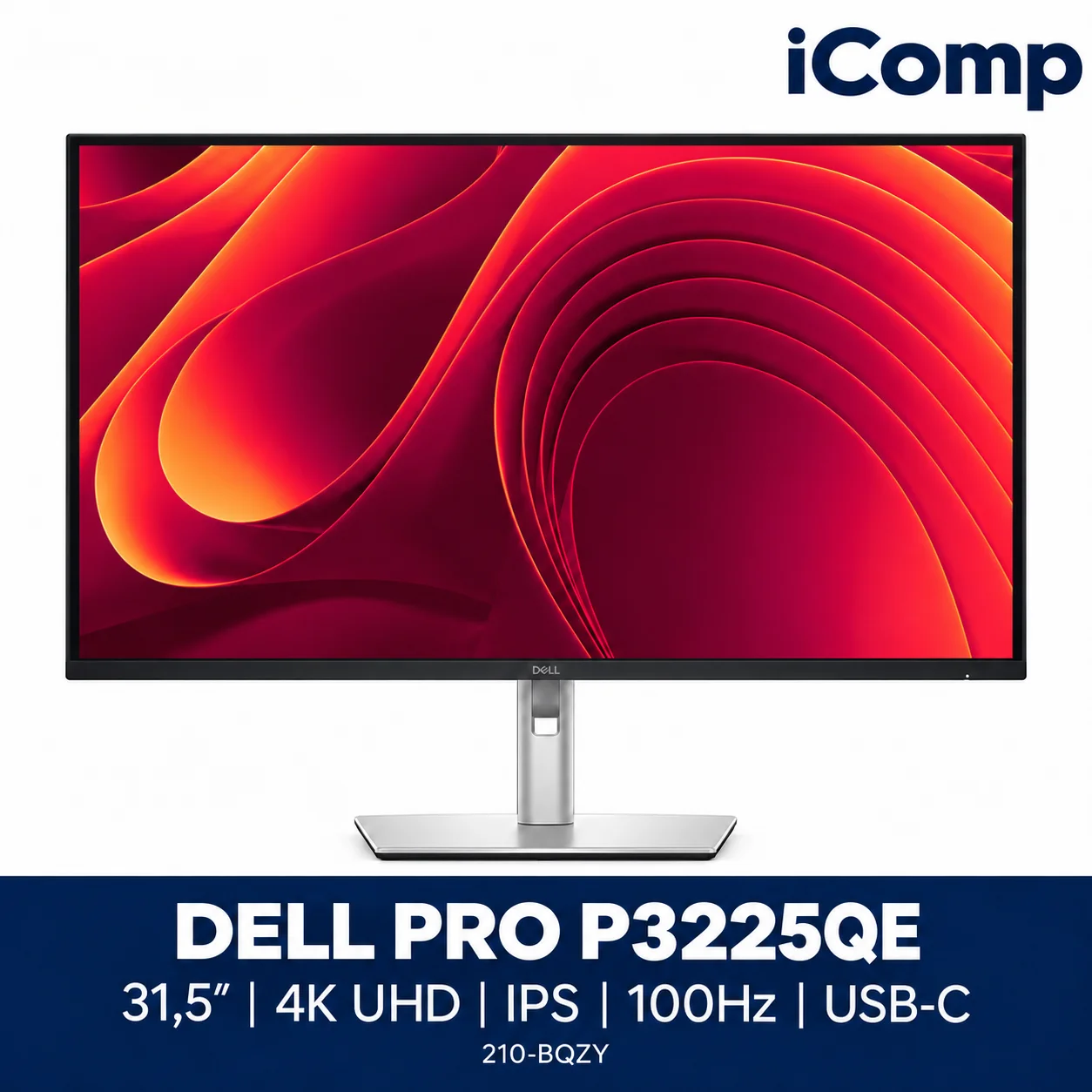 Dell Pro P3225QE 31.5-inch 4K UHD IPS 100Hz USB-C Hub Monitor (210-BQZY)