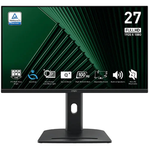 MSI PRO MP275PGDE 27-inch FHD 100 Hz IPS Monitor