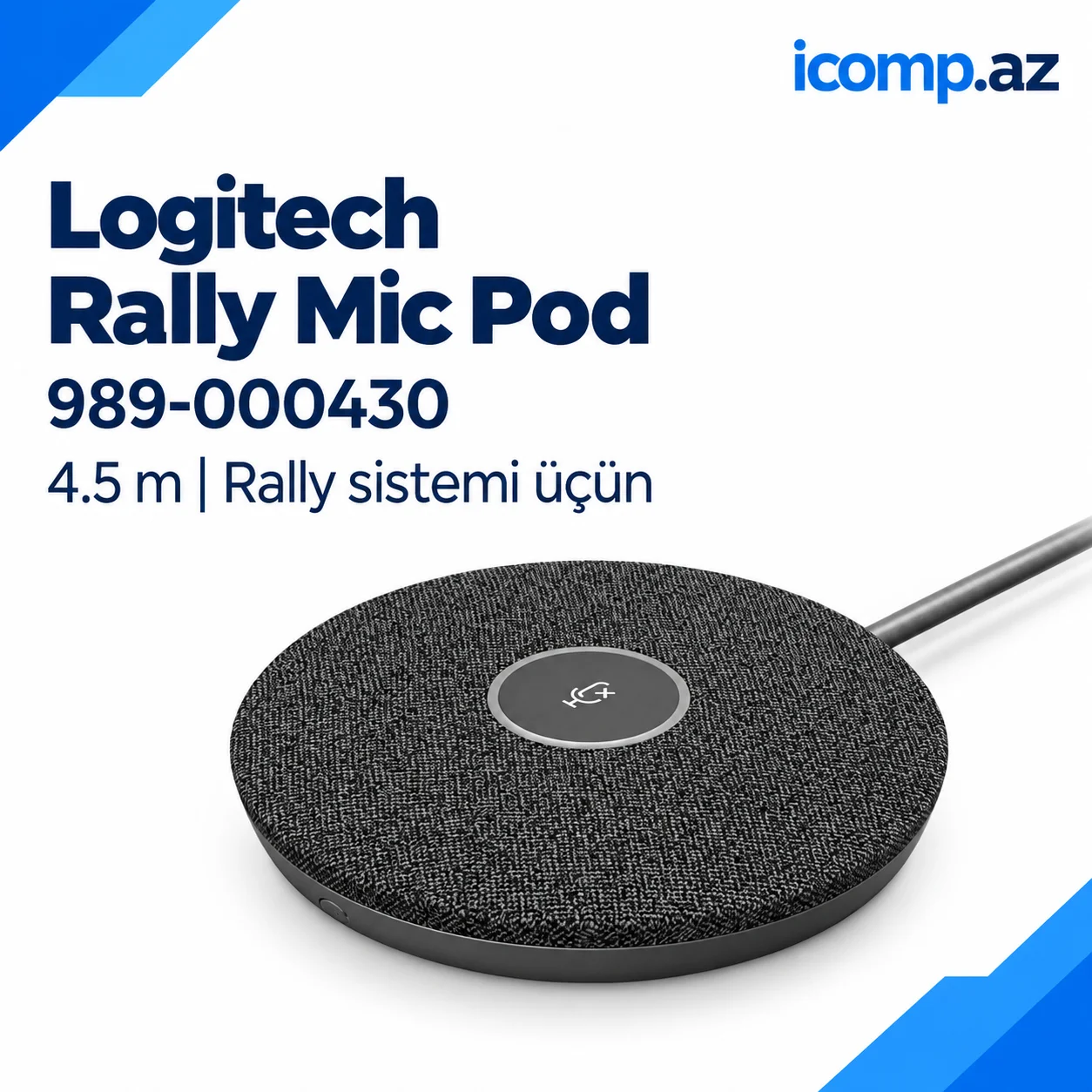 Logitech Rally Mic Pod Graphite (989-000430) Mikrofon