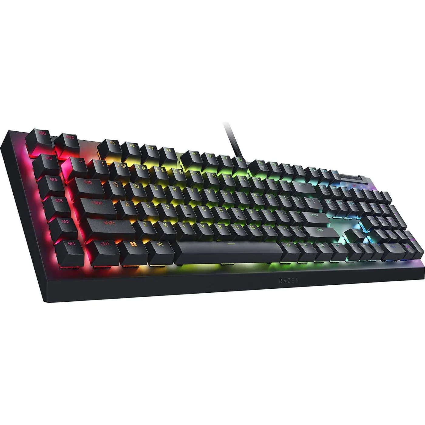 Razer BlackWidow V4 X Green Switch EN/RU Black (RZ03-04700800-R3R1) klaviatura