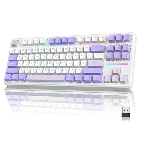Attack Shark X87 Twilight Purple Gaming Keyboard