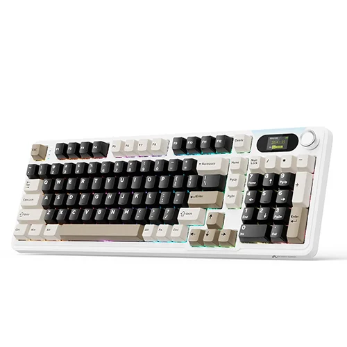 Attack Shark X98 Pro Cheese White Gaming Keyboard
